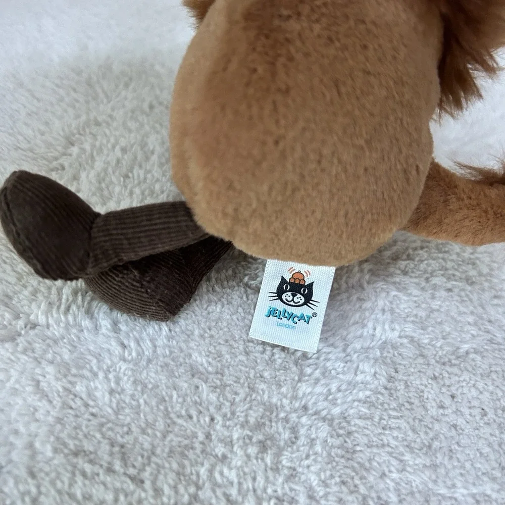AUTHENTIC Jellycat AMUSEABEAN HIGHLAND COW-NWOT Retired HTF